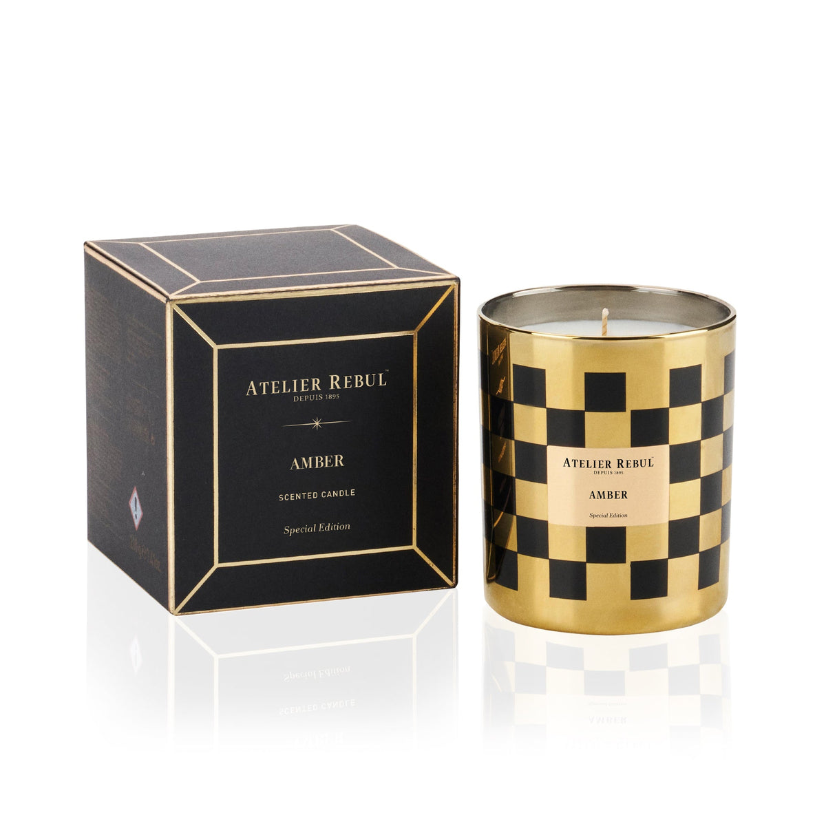 Amber Geurkaars 210g - Atelier Rebul