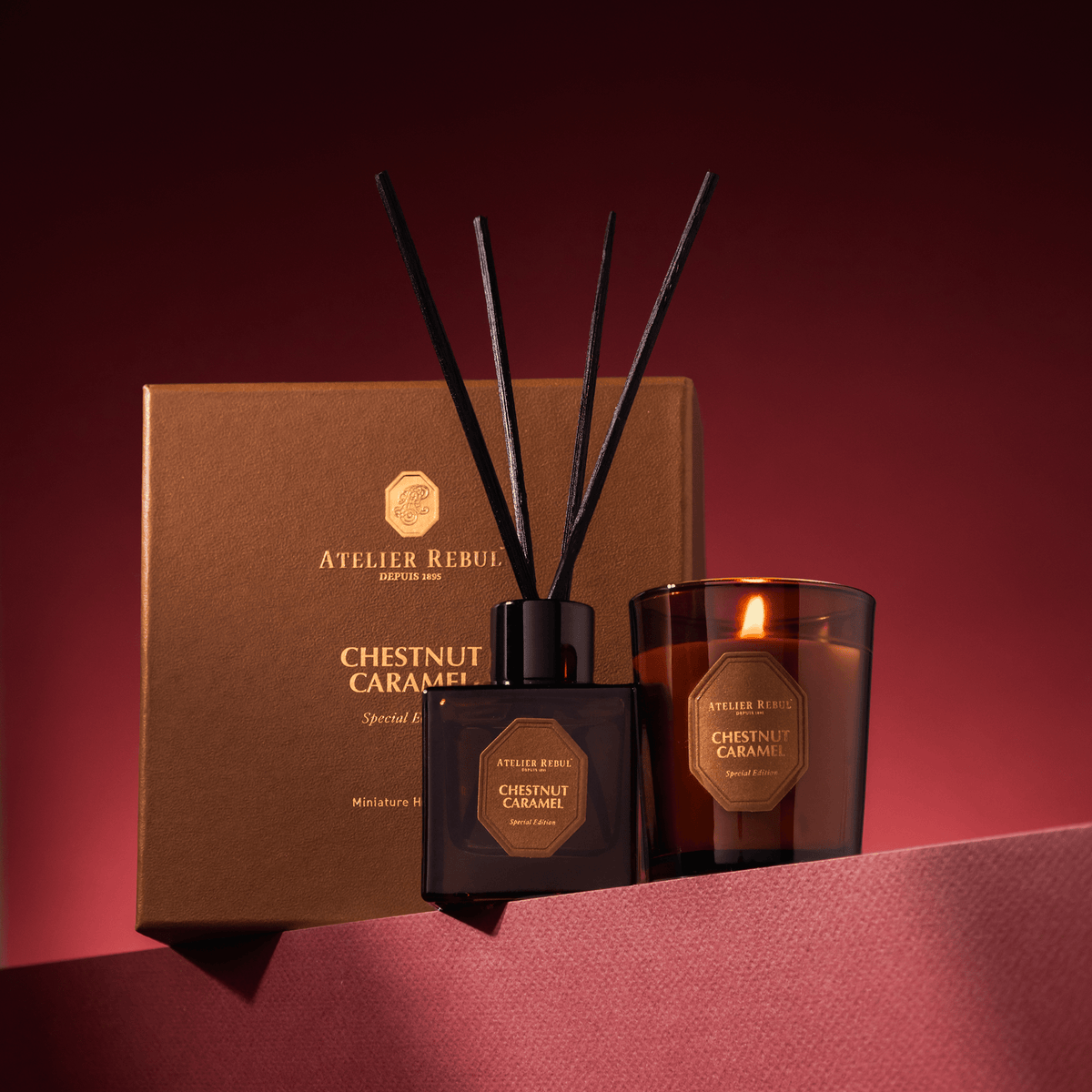 Chestnut Caramel Miniature Home Geschenkset - Special Edition - Atelier Rebul