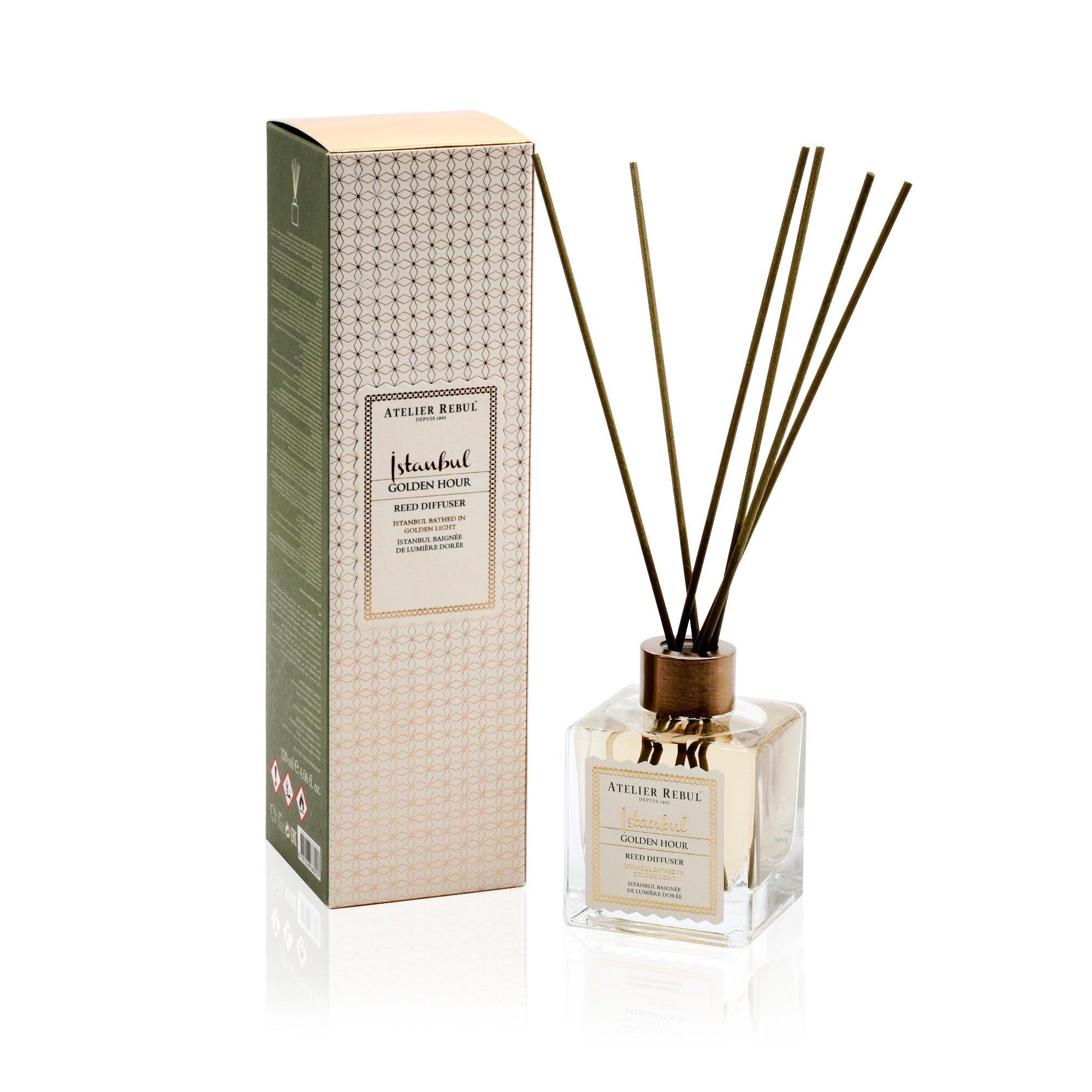 Istanbul Golden Hour Geurstokjes 120ml - Atelier Rebul