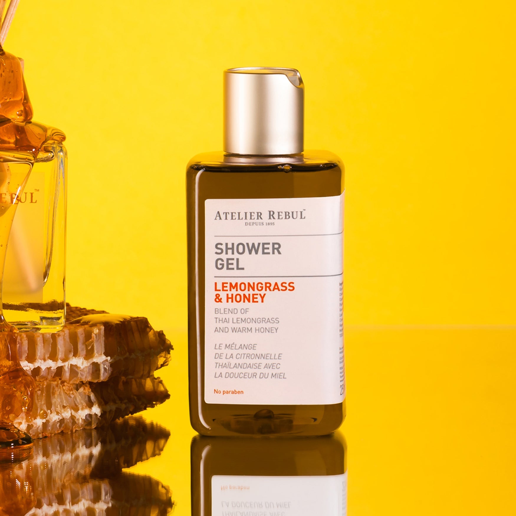 Citroengras & Honing Douchegel 250ml - Atelier Rebul