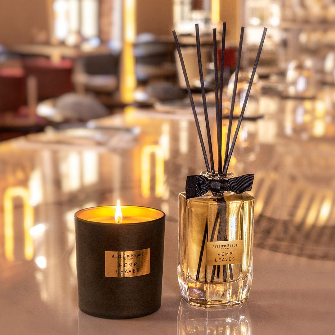 Hemp Leaves Geurstokjes 200ml - Atelier Rebul