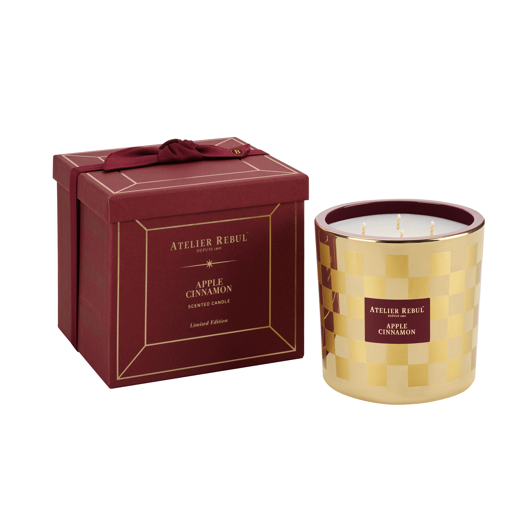 Apple Cinnamon Geurkaars 950g - Atelier Rebul