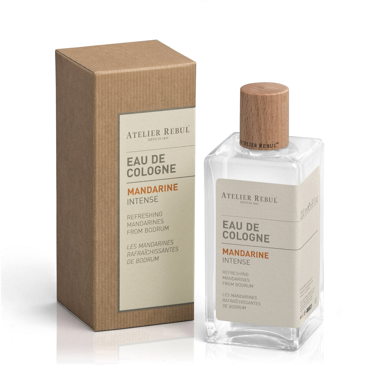 Mandarijn Eau de Cologne 200ml - Atelier Rebul
