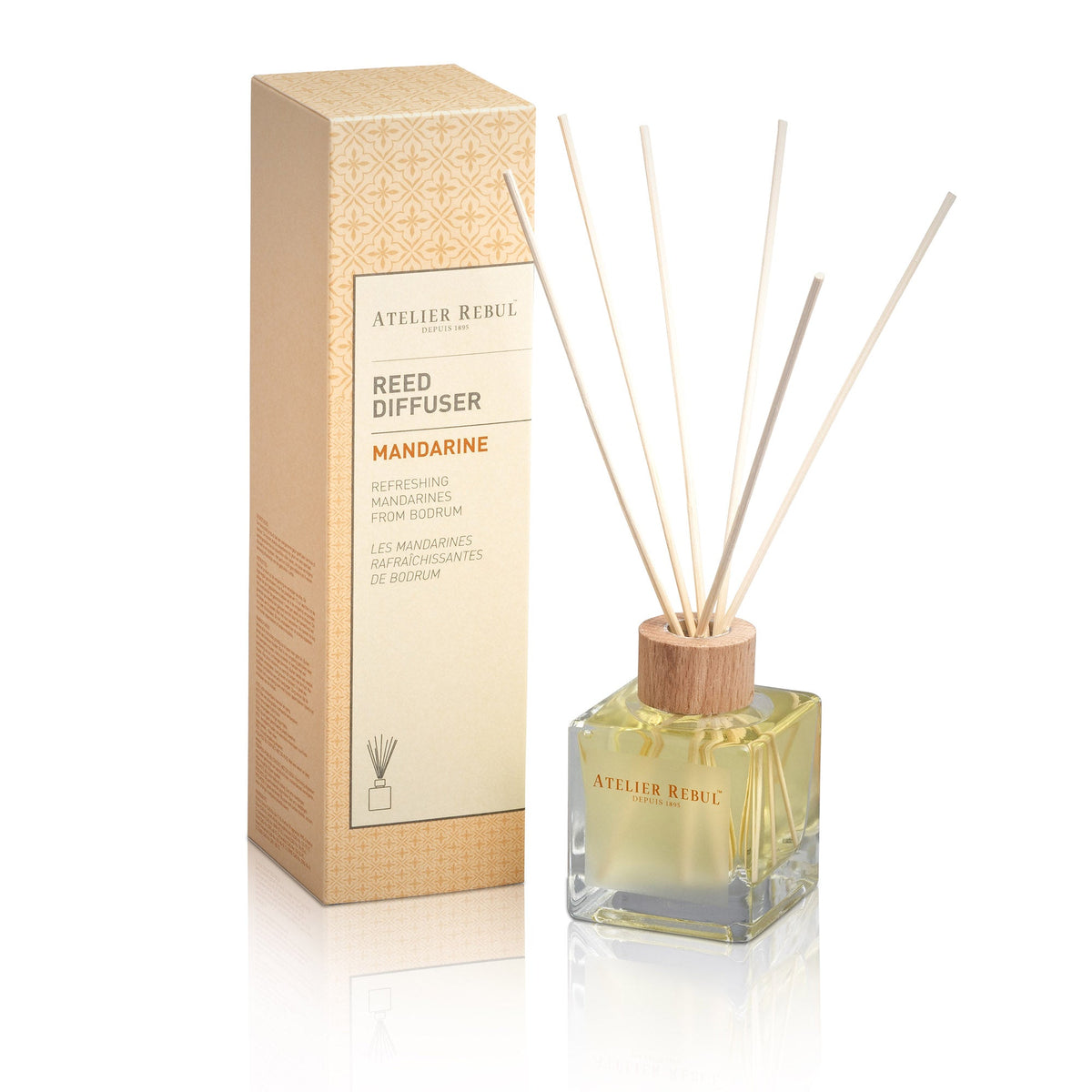 Mandarijn Geurstokjes 120ml - Atelier Rebul